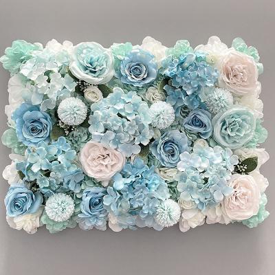 China Flower Rose Hydrangea Wall Panel Bulk For Conference for sale