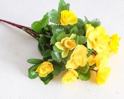 China Ramos de flores de rododendro artificial para jardinagem à venda