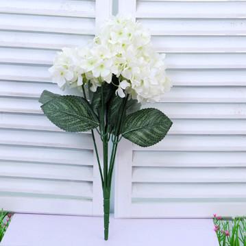China Custom Faux Artificial Silk Hydrangea Arrangement That Look Real for sale
