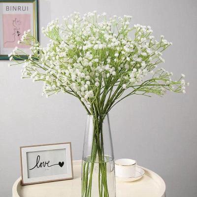 China Yellow Light Blue Artificial Silk Gypsophila Flowers For Mother'S Day Valentine'S Day for sale