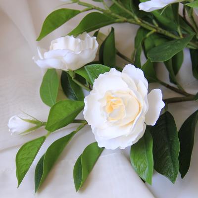 Chine Gardenia de soie Faux fleurs de vacances à vendre