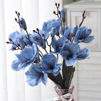 China Silk Artificial Flower Business Magnolia Flowers Bulk Customized for sale