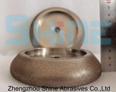 China High Porosity Diamond CBN Grinding Wheel Sharpening Carbide Bond 1 Inch Arbor Hole for sale