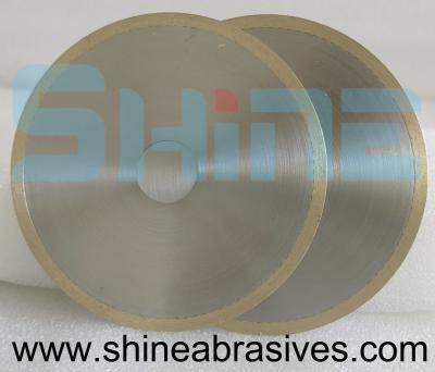 China Carbon Steel CNC Flute Gash Grinding Wheels Cylindrical For Max Load 50N for sale