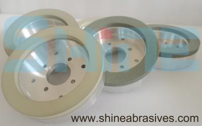 China Abrasivos de brillo de la unión vitrificada de la rueda de molienda de diamantes 6 pulgadas de forma cilíndrica en venta
