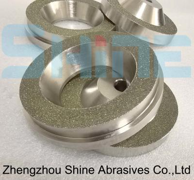 중국 탄화탄소 도구를 날카롭게 하기 위한 전자 접착 된 CBN 다이아몬드 밀링 휠 판매용