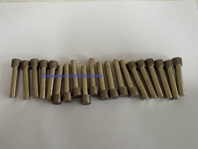 China 6mm shank CBN Electroplated Mounted Points for Internal Grinding and Deburring for sale