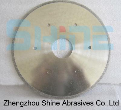 China 1A1R Electroplated Diamond Wheels Continuous Rim Cutting Off Saw Blade for sale