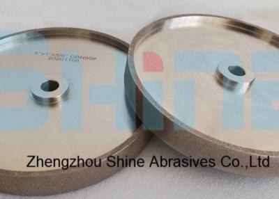 China 9A1 10 pulgadas muela abrasiva del Cbn de 8 pulgadas electrochapó el pulido seco en enlace en venta