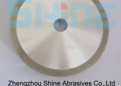中国 ISOはダイヤモンド車輪1A1 Cbnの車輪を6インチのアルミニウム ボディ電気めっきした 販売のため