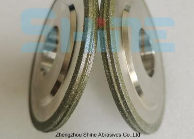 China 14F1 Electroplated Diamond Wheels 125mm For Saw Blade Profile Grinding for sale