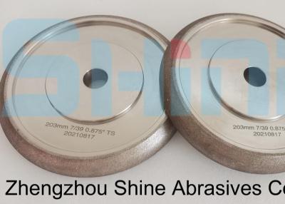 China B151 8'' Electroplated Cbn Grinding Wheels For WM7/39.5 Profile Wood Band Saw Blades for sale