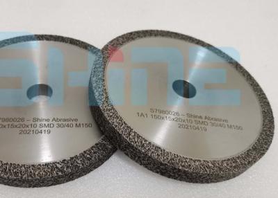 China 30/40 Gruis 150mm Ceramisch Diamond Grinding Wheel Metal Bond Te koop