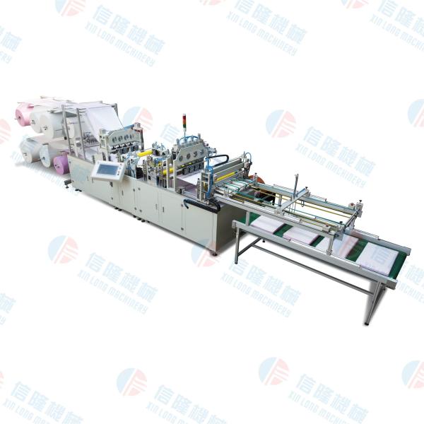 Quality Ultrasonic Outer Trapezoidal Air Filter Bag Making Machine Freely Switched for sale