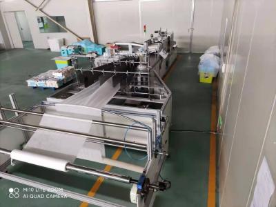 China automatic bed sheet folding machine for sale Spunlace Nonwoven Fabrics 1600KG 9.5KW for sale