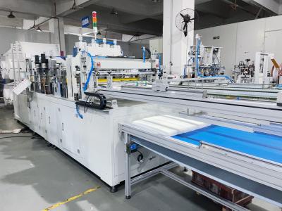 China Línea de máquinas de coser automáticas para producir filtro de bolsas de filtro 12KW 220V en venta
