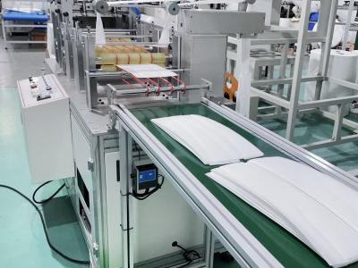 China Máquina de fabricación de bolsas de tela para la producción de alta velocidad de acabado de material en venta