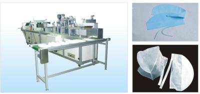 China 4KW Non Woven Cap Making Machine With Debuggable Ultrasonic Fusion for sale