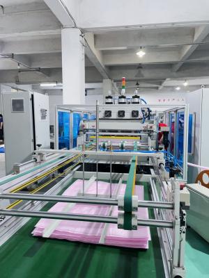 Китай Полностью автоматическая машина для изготовления нетканых пакетов показывает аномальную работу без питания и автоматически останавливает движение продается
