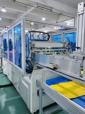 China Baumwolltrapezförmiger Beutel ohne kleine Innenbeutelvorrichtung Ultraschallautomatische Produktionsanlage zu verkaufen