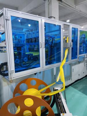 Китай Ультразвуковая машина с трапецидообразными пакетами мощностью 5 - 7 м/мин 6 кВт, способная изготавливать прямоугольные или трапецидообразные пакеты и легкая в эксплуатации продается