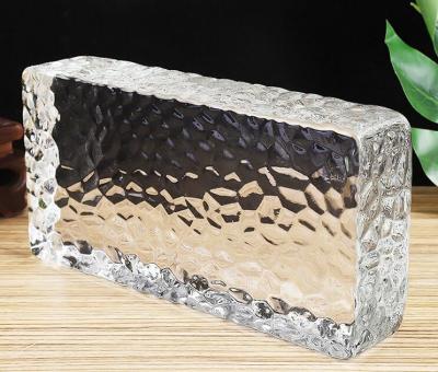China 6x8x4 7.5x7.5 Crystal Glass Block For Roof Hot Fused  Interior Wall Glass TilesHome Decor for sale