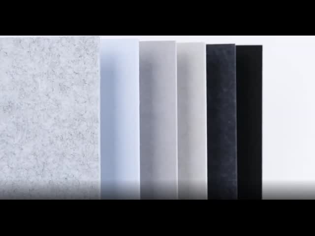 Polyester fiberboard
