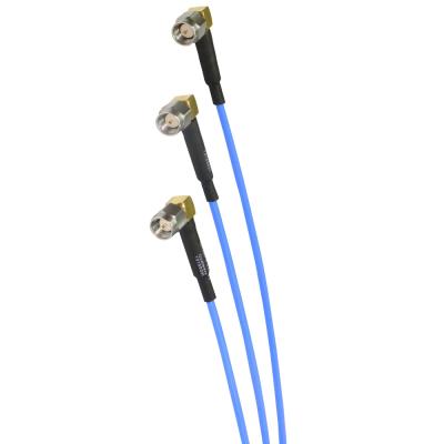 China Cables de prueba de RF RoHS personalizados cobre plateado 26.5G dieléctrico de interconexión en venta