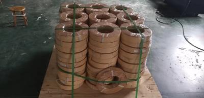 China Non Asbestos Woven Brake Lining Roll With Brass Wire Anchor Brake for sale