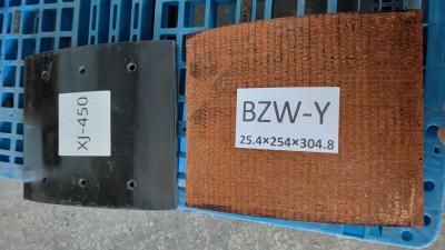 China Yellow Non Asbestos Brake Lining With 1.1-1.2g/cm3 Density For Heavy Duty Vehicles for sale