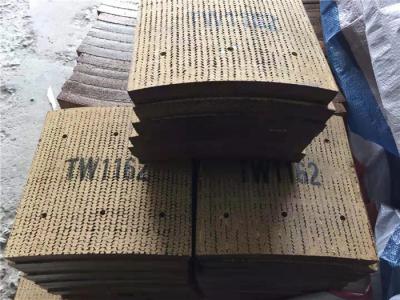 China High Tenacity Brake Shoe Lining Material Good Anastomosis Excellent Oil Resistance for sale