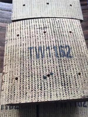 중국 브라운 색 브레이크 블록재, 구멍과 산업적 마찰 재료 판매용