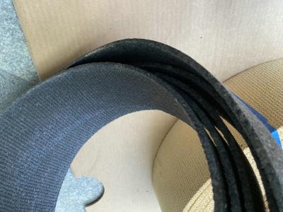 China Wire Reinforced Non Asbestos Woven Brake Lining For Windlass for sale