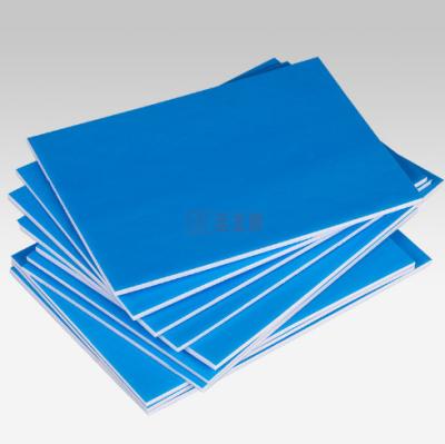 China Tablero coloreado azul de la espuma del servicio del OEM fácil cortar para las muestras de las exhibiciones en venta