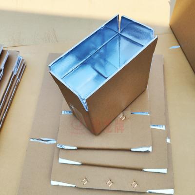 China Environmental Protection Aluminium Foil Insulated Shipping Boxes For Packaging for sale