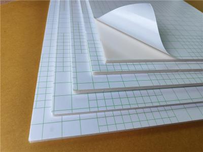 China Recyclable Self Adhesive Foam Board Smooth Surface  White Paper Foam Board for sale
