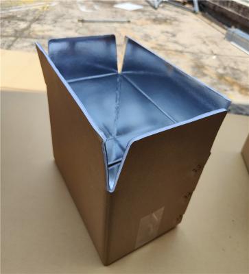 China Caja modificada para requisitos particulares del cartón del aislamiento del papel de aluminio para el envío de larga distancia en venta