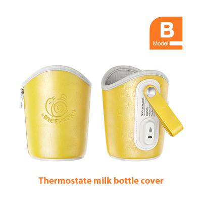 China PU leather 5V 2A Baby Formula Bottle Warmer For Breast milk for sale