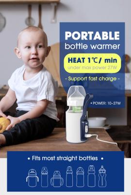 China Temperature Control Travel Portable Baby Bottle Warmer Fast Heating Waterproof for sale