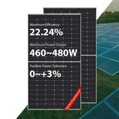 China tipo los paneles solares 470W 475W 480W mono Perc Half Cell Solar Panels de 460W 465W Jinko N en venta