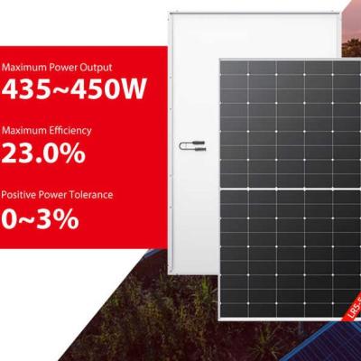 China El panel solar de la mono de Qcells Longi 455w célula del panel solar 435W 440W 445W 450W 108 en venta