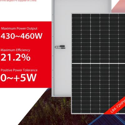 Chine panneau solaire 440W 445W 450W 455W 460W de cellules du panneau solaire 144 de 430W 435W Longi à vendre