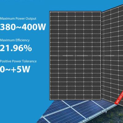 China 400 Watts Huasun Solar Panels Solar Photovoltaic Cell 380w 385w 390w 395W Hjt Solar Panel for sale