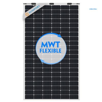 China Industrial Sunport Solar Panels MWT Flexible Solar Module Pv Modules Residential for sale