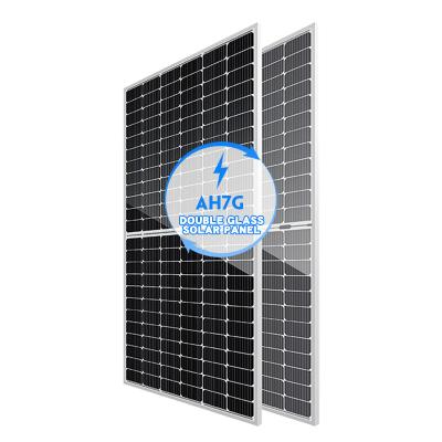 China los sistemas residenciales de energía solar del módulo de 550W 540W picovoltio doblan el nivel de cristal A del panel solar en venta