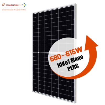 China preto completo solar canadense solar canadense do painel 590W 595W 600W 605W de 580W 585W à venda