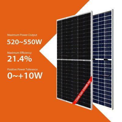 China 520W Rooftop Solar System 525W 545W 550W Flexible Thin Film Solar Roof Panels for sale