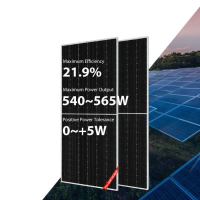 Chine modules photovoltaïques solaires 560W 565W Perc Solar Panels All Black mono de 540W 545W JA à vendre