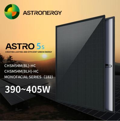 China ASTRO 5S CHSM54M(BL) -HC Módulo Solar Ef. 20,7% 390w 395w 400w 405w Painéis Solares para Casa à venda