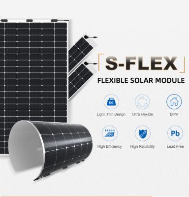 China Módulo Sunport C6 II MWT Mono PERC S-FLEX Eff. Módulo de painéis solares flexíveis 21,8% 365w 370w 375w 380w 385w à venda